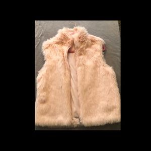 Pink Foe Fur Vest